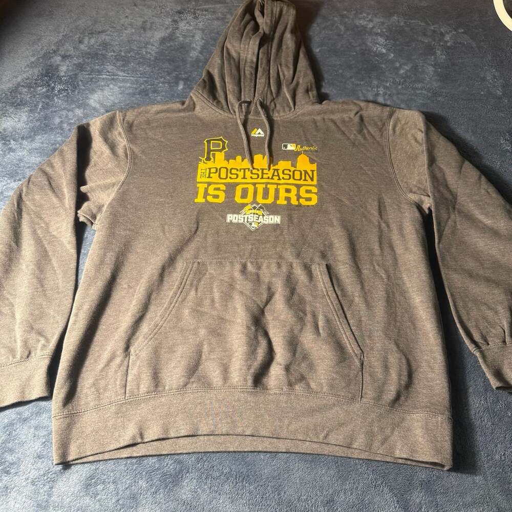 Majestic Pittsburgh Pirates Hoodie XL Postseason